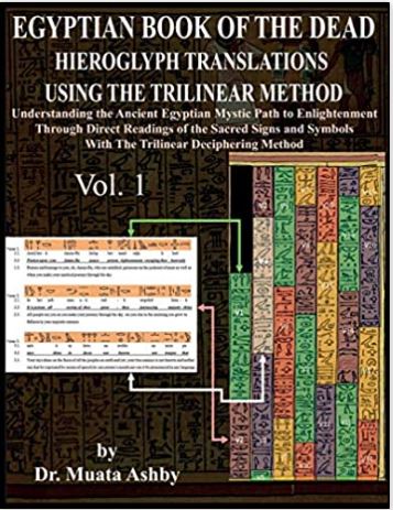 Egyptian Book of the Dead Hieroglyph Translations Using the Trilinear Method: Understanding the Mystic Path to Enlightenment Through Direct Readings ... Language With Trilinear Deciphering Method