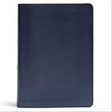 CSB She Reads Truth Bible, Navy LeatherTouch®, Black Letter, Full-Color Design, Wide Margins, Notetaking Space, Devotionals, Reading Plans, Two Ribbon ... Sewn Binding, Easy-to-Read Bible Serif Type