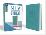 NIV, Value Thinline Bible, Large Print, Leathersoft, Teal, Comfort Print
