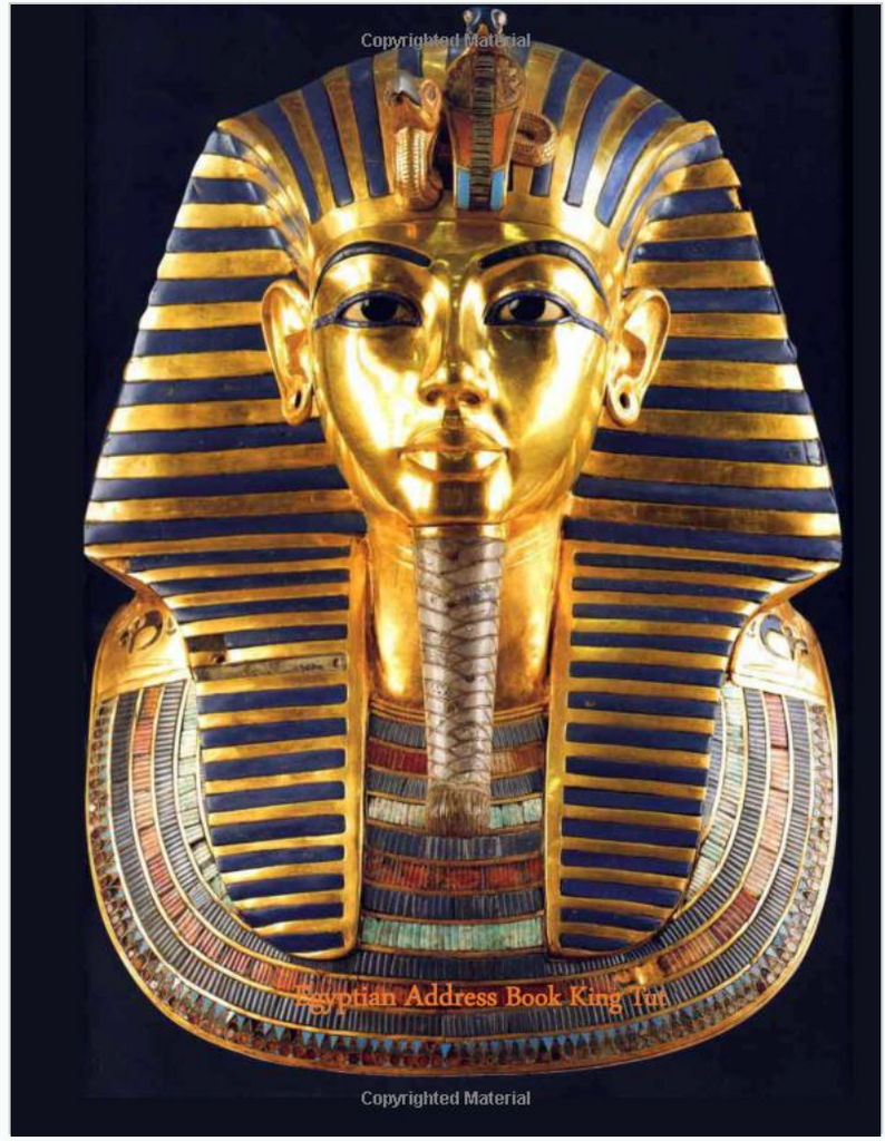 Egyptian Address Book King Tut